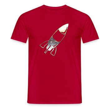 Missile 15 - T-shirt homme - rouge - Devant - AI Model Male 178 dark (178cm)