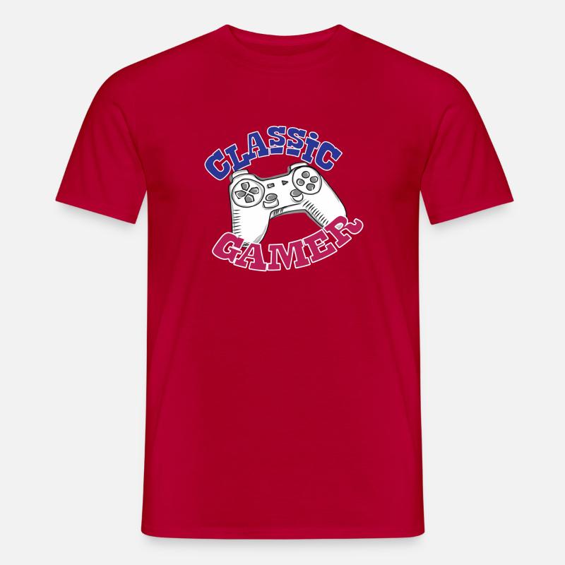 Cadeau de console de jeu - T-shirt homme - rouge