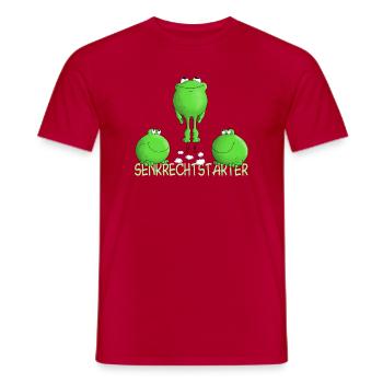 Démarrer - décoller - drôle - T-shirt homme - rouge - Devant - AI Model Male 178 dark (178cm)