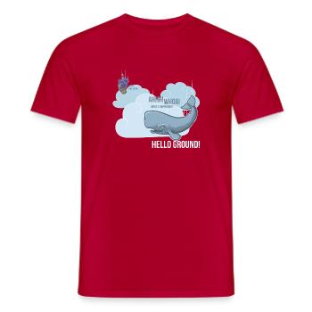 Whale & Petunia - Männer T-Shirt - Rot - Vorne - AI Model Male 178 dark (178cm)