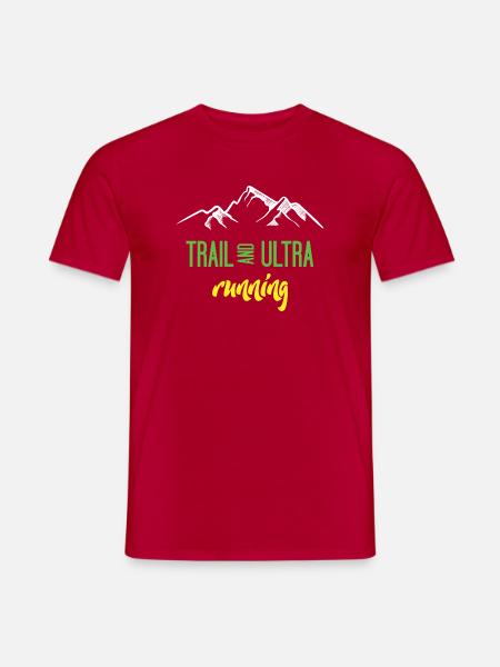 Trail Running et Ultra Running - T-shirt homme - rouge