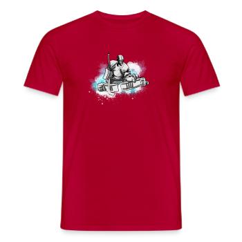 Hockey - Men's T-Shirt - red - Front - AI Model Male 178 dark (178cm)