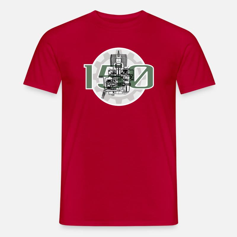Simson MZ 150 - Männer T-Shirt - Rot