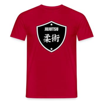 Jujutsu Jiu Jitsu Jiujitsu Ju-jitsu Jiu-jitsu - Men's T-Shirt - red - Front - AI Model Male 178 dark (178cm)