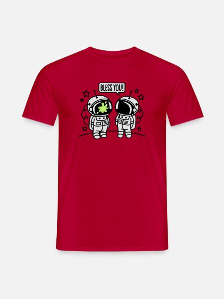Bless you! - Men's T-Shirt - red