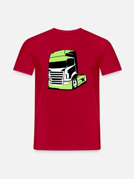 Striking V8 truck - Men's T-Shirt - red