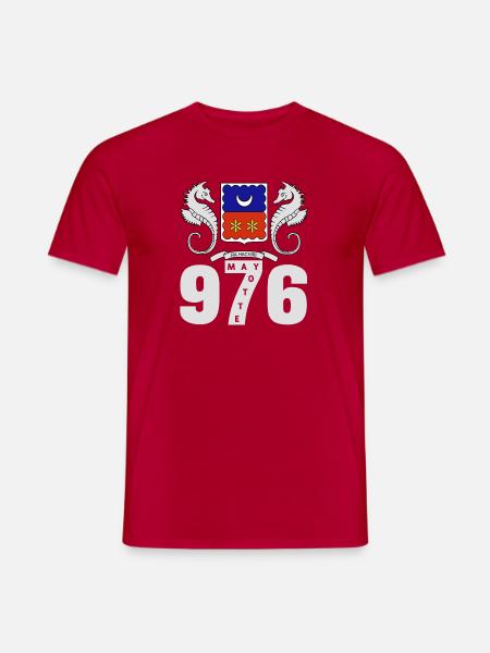 Mayotte - Männer T-Shirt - Rot