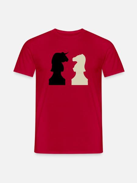 Spanish chess - Camiseta hombre - rojo