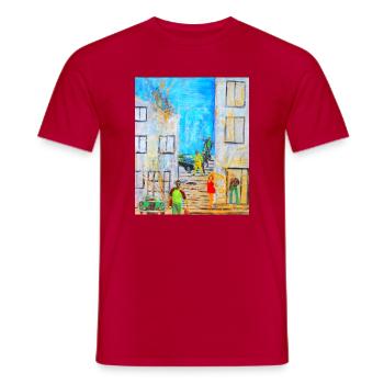 Legends - Men's T-Shirt - red - Front - AI Model Male 178 dark (178cm)
