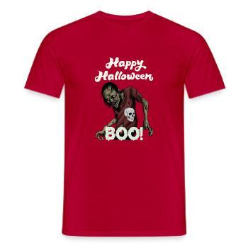 MASO - ZOMBIE MONSTER HALLOOWEEN MARBOSSTA - Männer T-Shirt - Rot - Vorne - AI Model Male 178 dark (178cm)