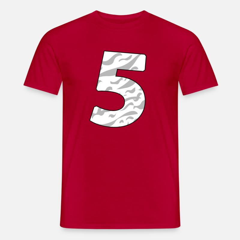 5 - Männer T-Shirt - Rot