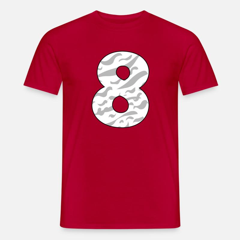 8 - Männer T-Shirt - Rot