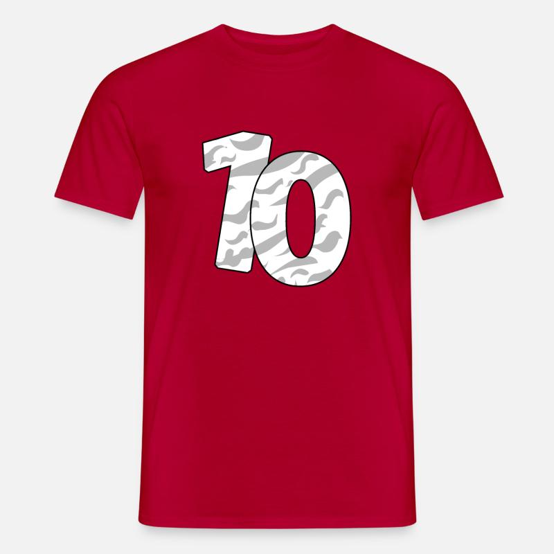 10 - Männer T-Shirt - Rot