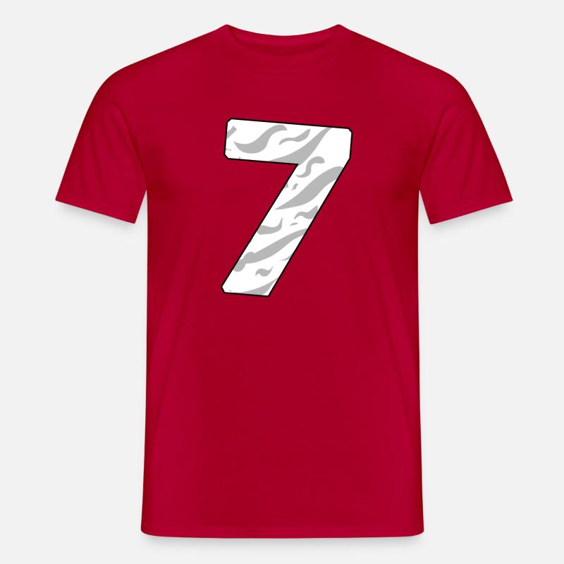 7 - Männer T-Shirt - Rot