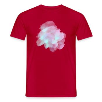 splash bunt farbe muster aufdruck comic style - Männer T-Shirt - Rot - Vorne - AI Model Male 178 dark (178cm)