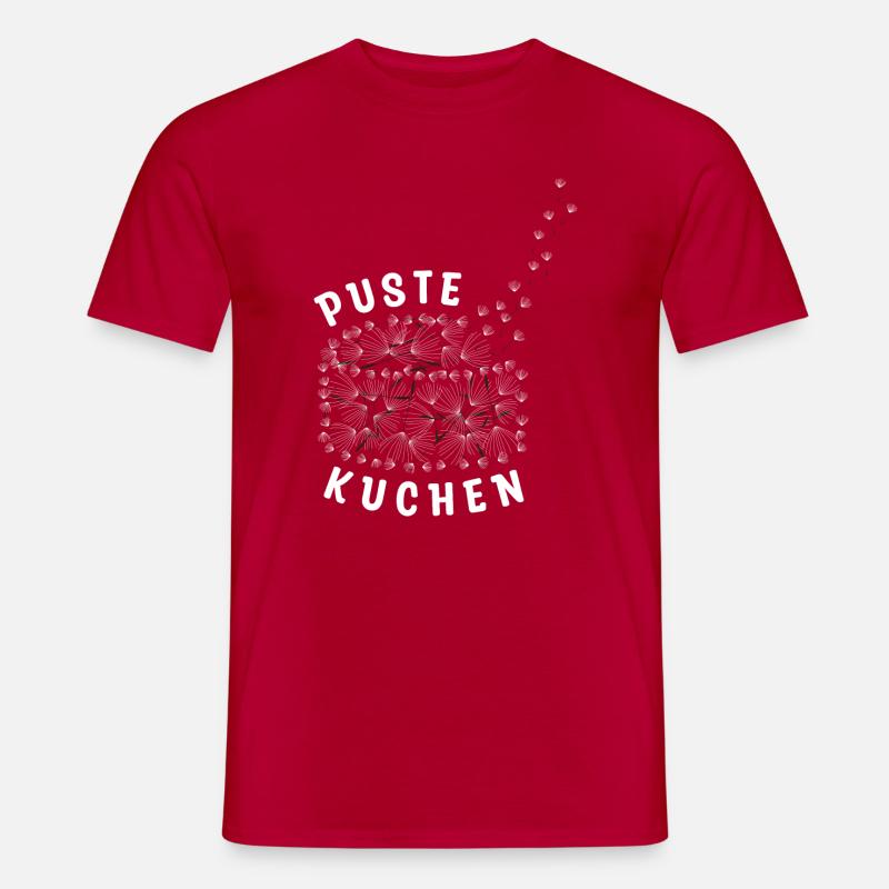 Pustekuchen - Pusteblume - Männer T-Shirt - Rot