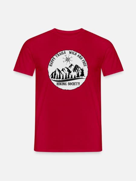 Wandern Wandern Verein Wandern Wandern Wandern Junges - Männer T-Shirt - Rot