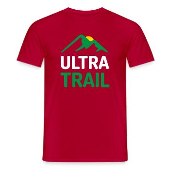 Ultra Trail - T-shirt homme - rouge - Devant - AI Model Male 178 dark (178cm)