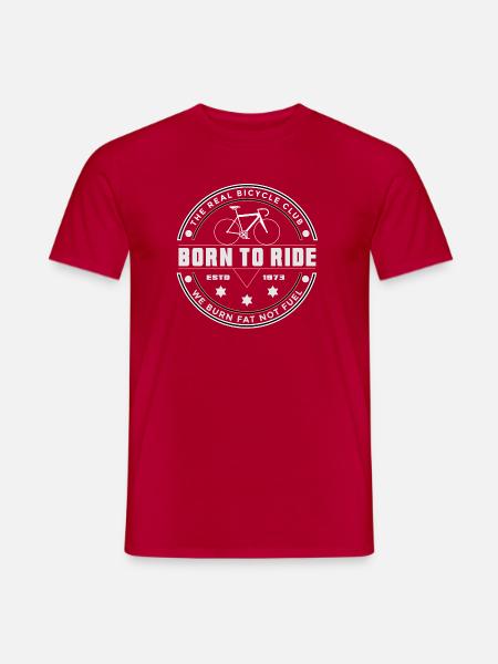 Radsportverein Fettverbrennung Radsportfreunde Fietsverenigi - Männer T-Shirt - Rot
