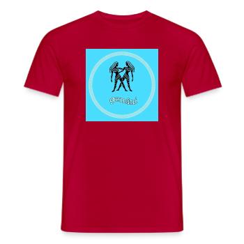 gemini - Men's T-Shirt - red - Front - AI Model Male 178 dark (178cm)