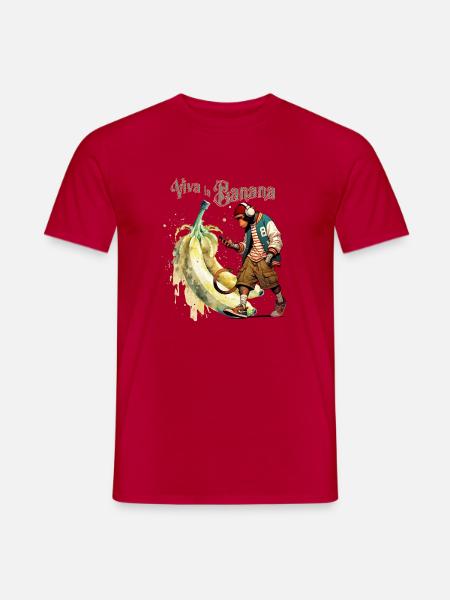 Viva la Banana StreetVibe - Männer T-Shirt - Rot