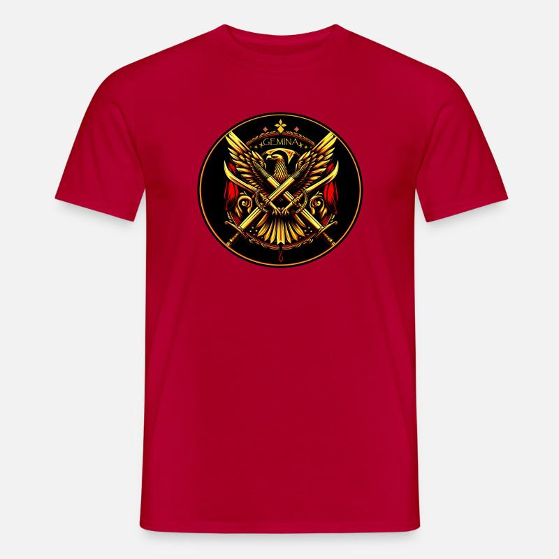 Phönix Doppelschwert Wappen - Legio X Gemina - Männer T-Shirt - Rot