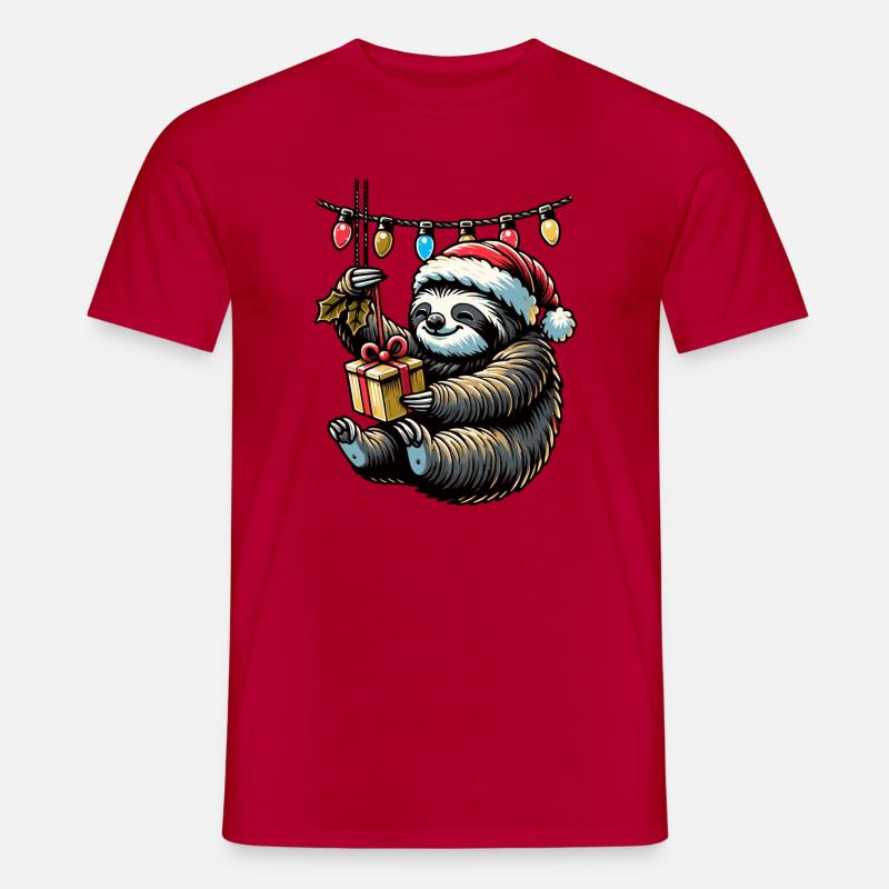 Slowly Christmas! - Männer T-Shirt - Rot