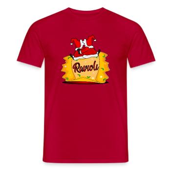 Nikolaus-Ravioli - Männer T-Shirt - Rot - Vorne - AI Model Male 178 dark (178cm)