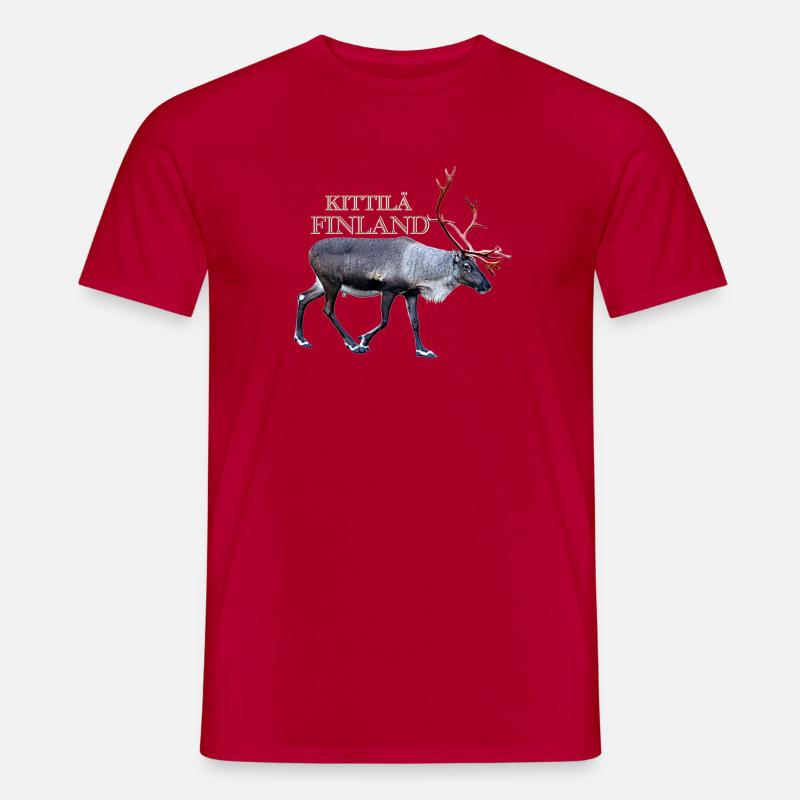 Kittilä - Männer T-Shirt - Rot