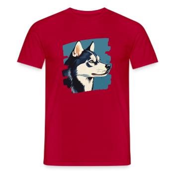 Rauque - T-shirt homme - rouge - Devant - AI Model Male 178 dark (178cm)
