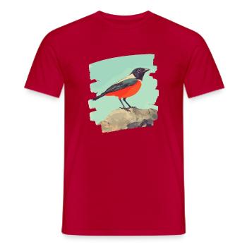 Canary - Men's T-Shirt - red - Front - AI Model Male 178 dark (178cm)