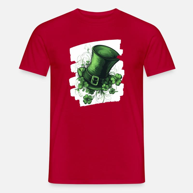 St. Patricks day - Männer T-Shirt - Rot
