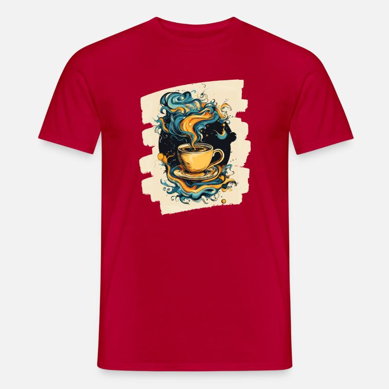 Coffee Coffee Coffee Lovers - Men's T-Shirt - red