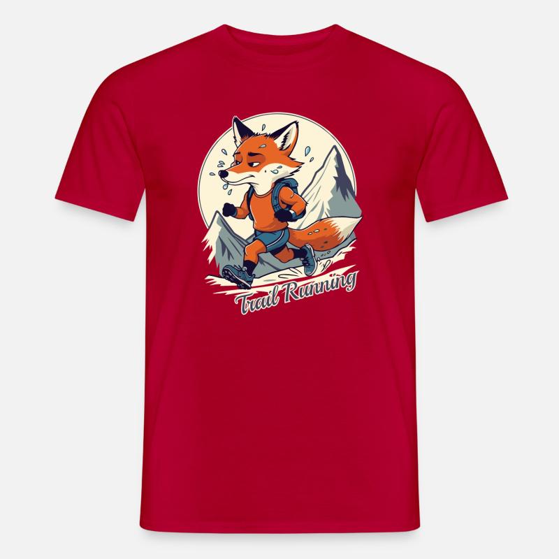 Trailrunning - Männer T-Shirt - Rot