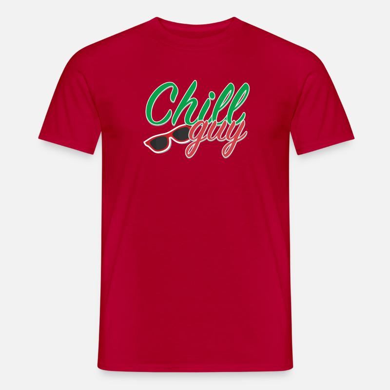 chill_guy - Männer T-Shirt - Rot