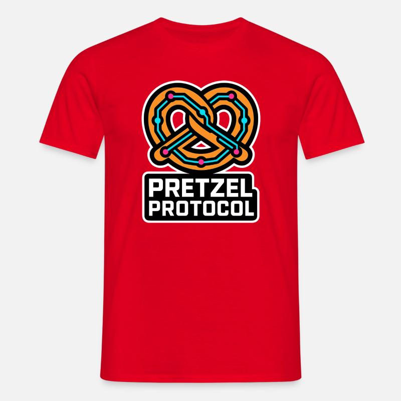 Pretzel Protocol - Männer T-Shirt - Rot
