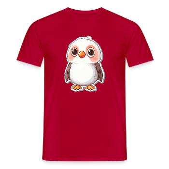 Cacatoès - T-shirt homme - rouge - Devant - AI Model Male 178 dark (178cm)