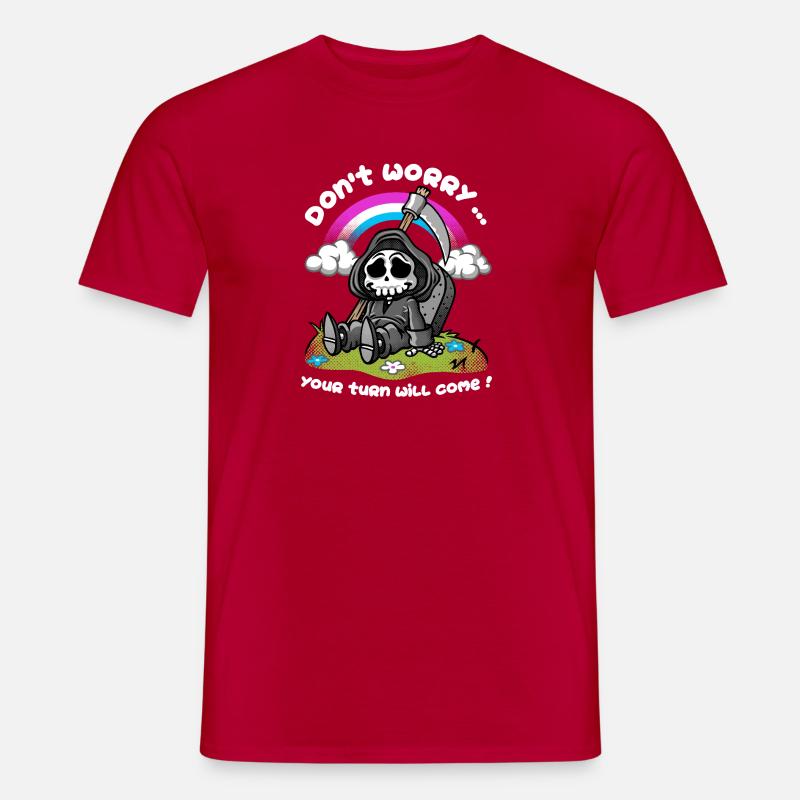 Don't worry - Männer T-Shirt - Rot
