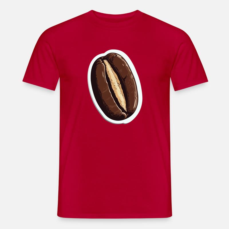 Kaffee - Männer T-Shirt - Rot