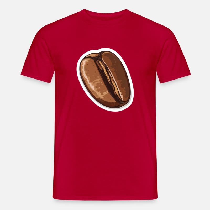 Kaffee - Männer T-Shirt - Rot