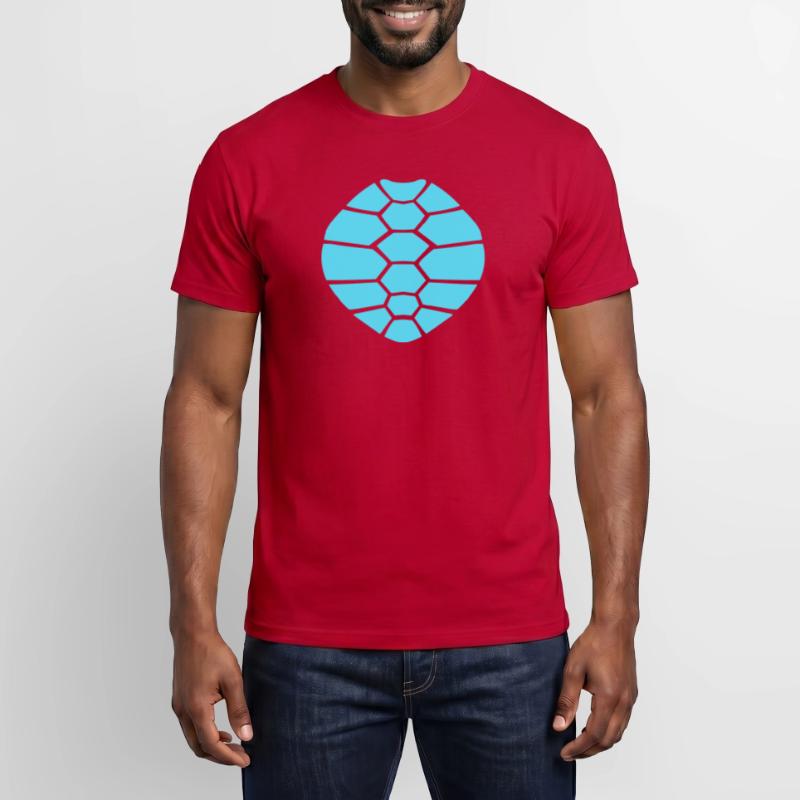 Turtle shell pattern turtle icon cool Men’s T-shirt