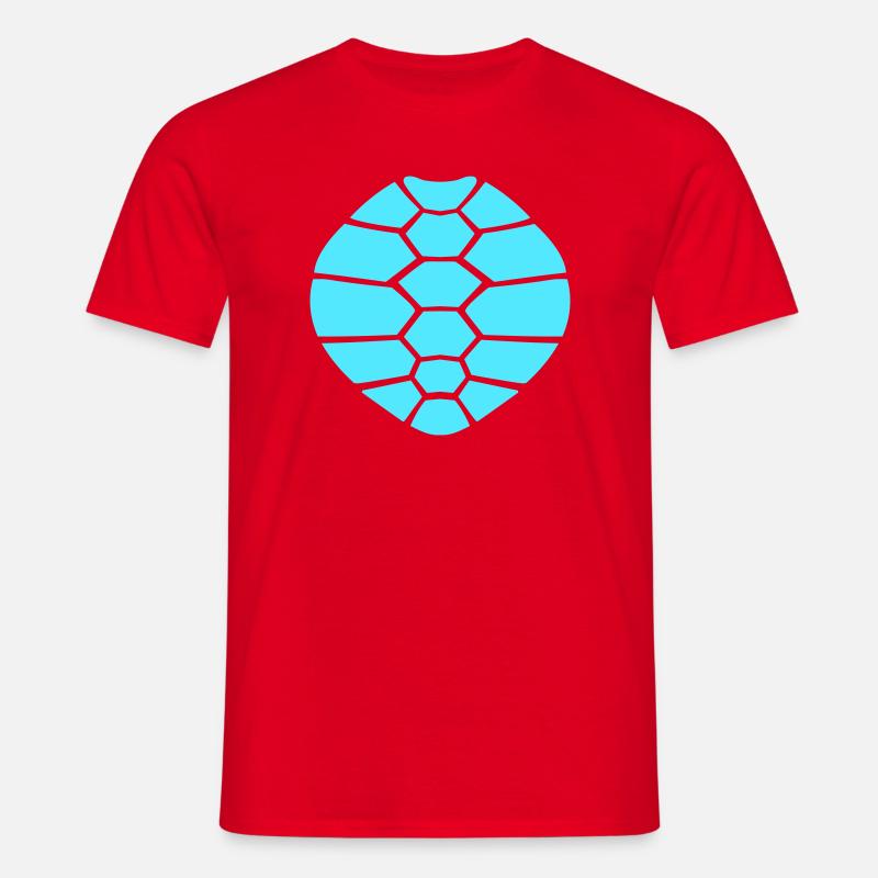 Turtle shell pattern turtle icon cool - Men's T-Shirt - red