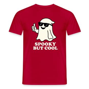 Cool mit Sonnenbrille - Männer T-Shirt - Rot - Vorne - AI Model Male 178 dark (178cm)