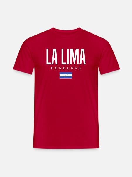 La Lima Honduras Hondurans - Men's T-Shirt - red