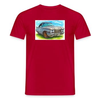 Retro Classic Cad -60 - Männer T-Shirt - Rot - Vorne - AI Model Male 178 dark (178cm)
