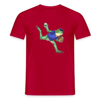 Frog Baseball Gant de baseball - T-shirt homme - rouge - Devant - AI Model Male 178 dark (178cm)