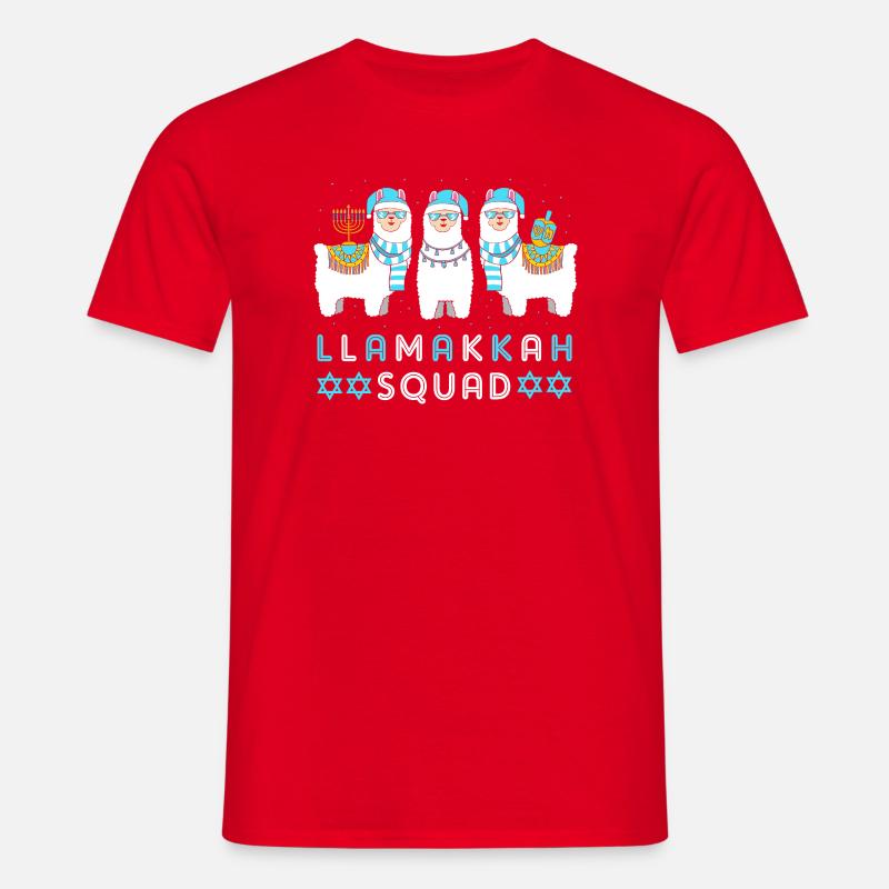 Hanoukka Hanoukka Hanoukka - T-shirt Homme - rouge