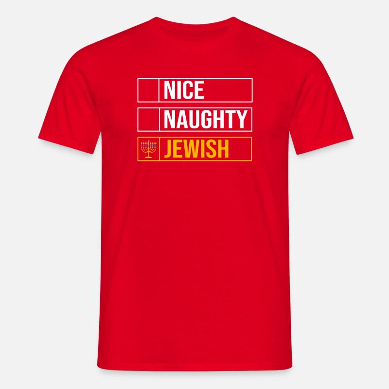 Hanoukka Hanoukka Hanoukka - T-shirt Homme - rouge