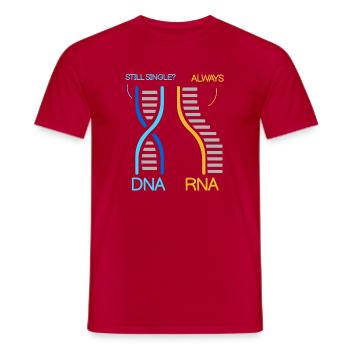 Biology Teacher Biologist Microbiology Biologist - Men's T-Shirt - red - Front - AI Model Male 178 dark (178cm)