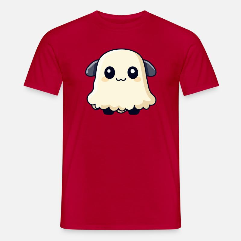 Schaf Halloween Geist - Männer T-Shirt - Rot